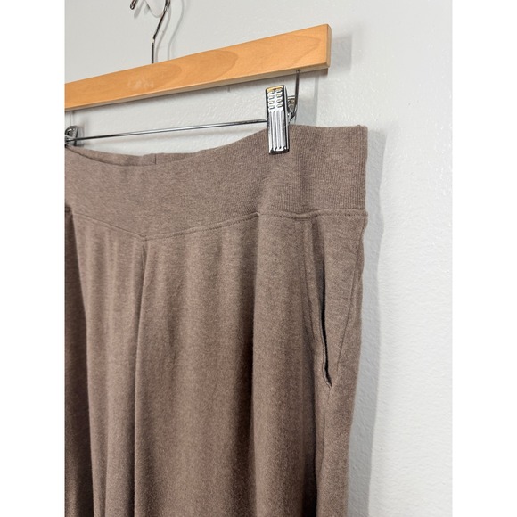 PACT Organic Cotton Lounge Pants Joggers Womens XL Brown Relaxed Fit Casual - Picture 3 of 8